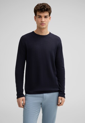 STRELLSON Trui 'Levi' in Blauw: voorkant