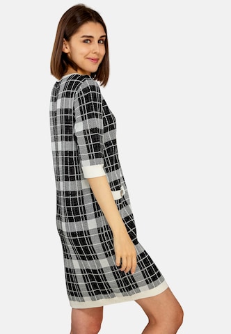 TOOche Jurk 'Scacchio' in Zwart