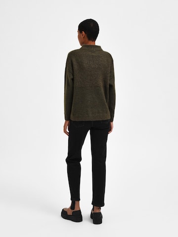 SELECTED FEMME Sweater 'Mola' in Green