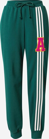 ADIDAS ORIGINALS Zúžený Kalhoty '3-Stripes ' – zelená: přední strana