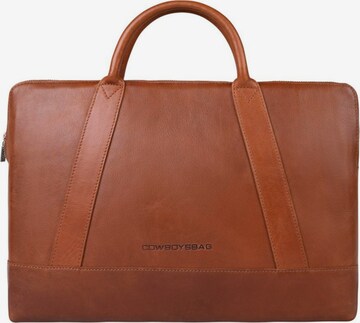 Cowboysbag Laptop Bag in Brown: front
