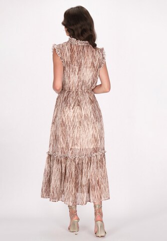 faina - Vestido de verão em castanho