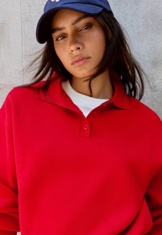 Bershka Sweater in Red