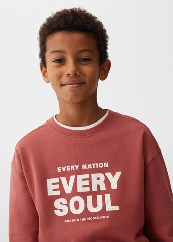 MANGO KIDS Sweatshirt 'Northern' i rød