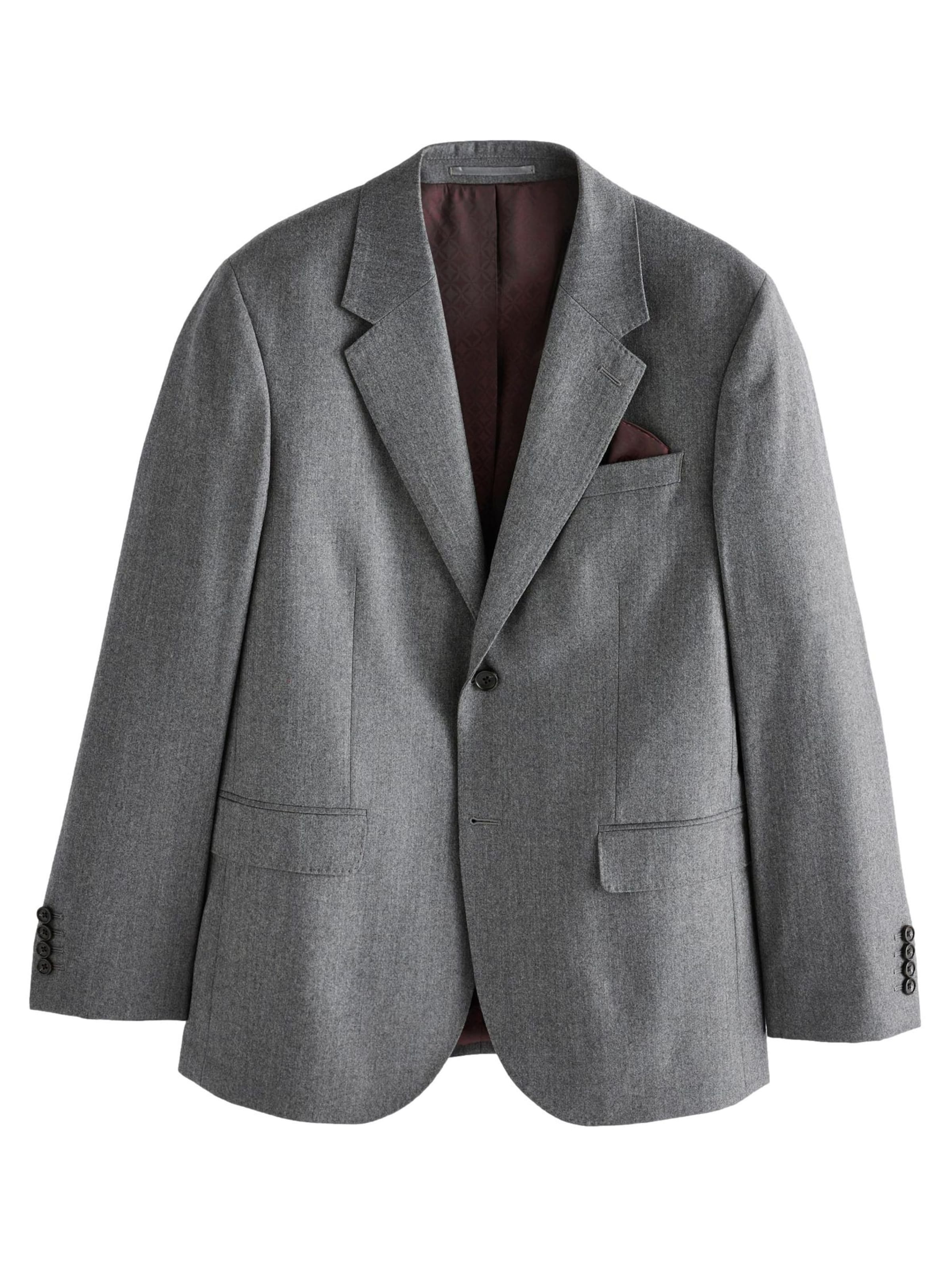 Next Sakko in Grau: Vorderseite