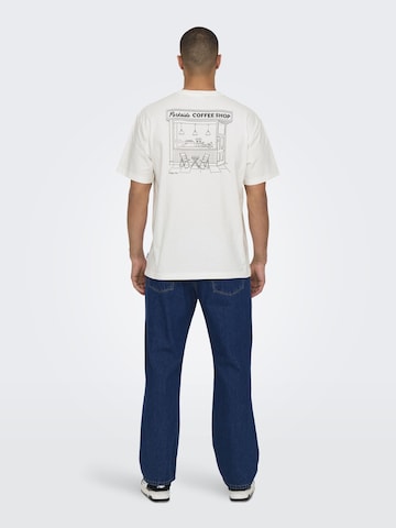 Only & Sons Shirt 'ONSArchie' in White: front