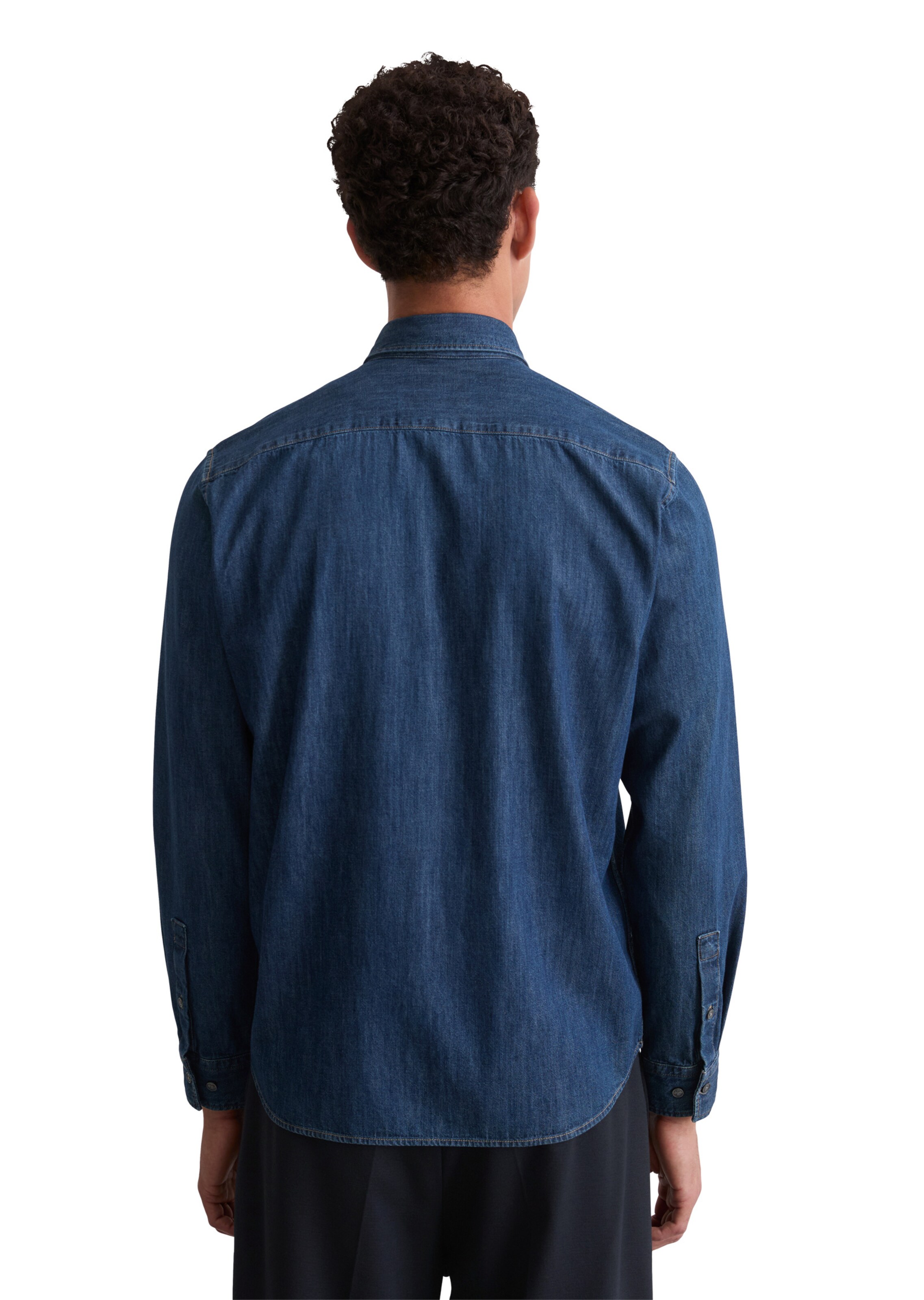 Coupe regular Chemise Marc O'Polo en bleu