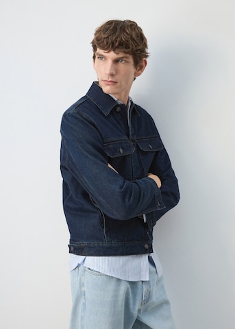 MANGO MAN Between-Season Jacket 'Ryan' in Blue