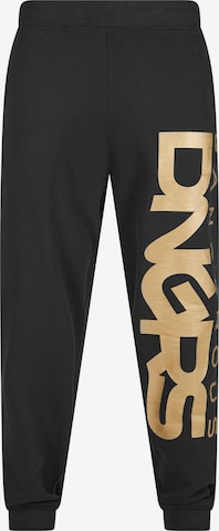 Dangerous DNGRS Tapered Pants in Black: front