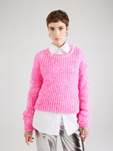 Pullover di Frogbox in rosa: frontale