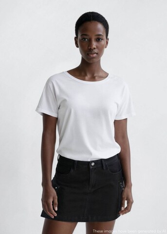 MANGO TEEN Skirt 'Ministud' in Black: front