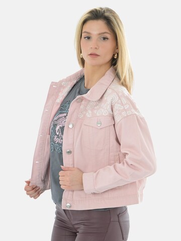 LEAFLETIC Winterjacke 'Leafletic Women’s Denim Jacket'‌‌‌‌‌‌‌‌‌ in Pink