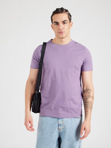 T-Shirt HOLLISTER en violet : devant