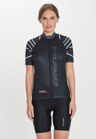 ENDURANCE Jersey 'Genevieve W Cycling' in Black: front