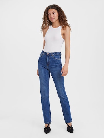 Slimfit Jeans 'Drew' de la VERO MODA pe albastru