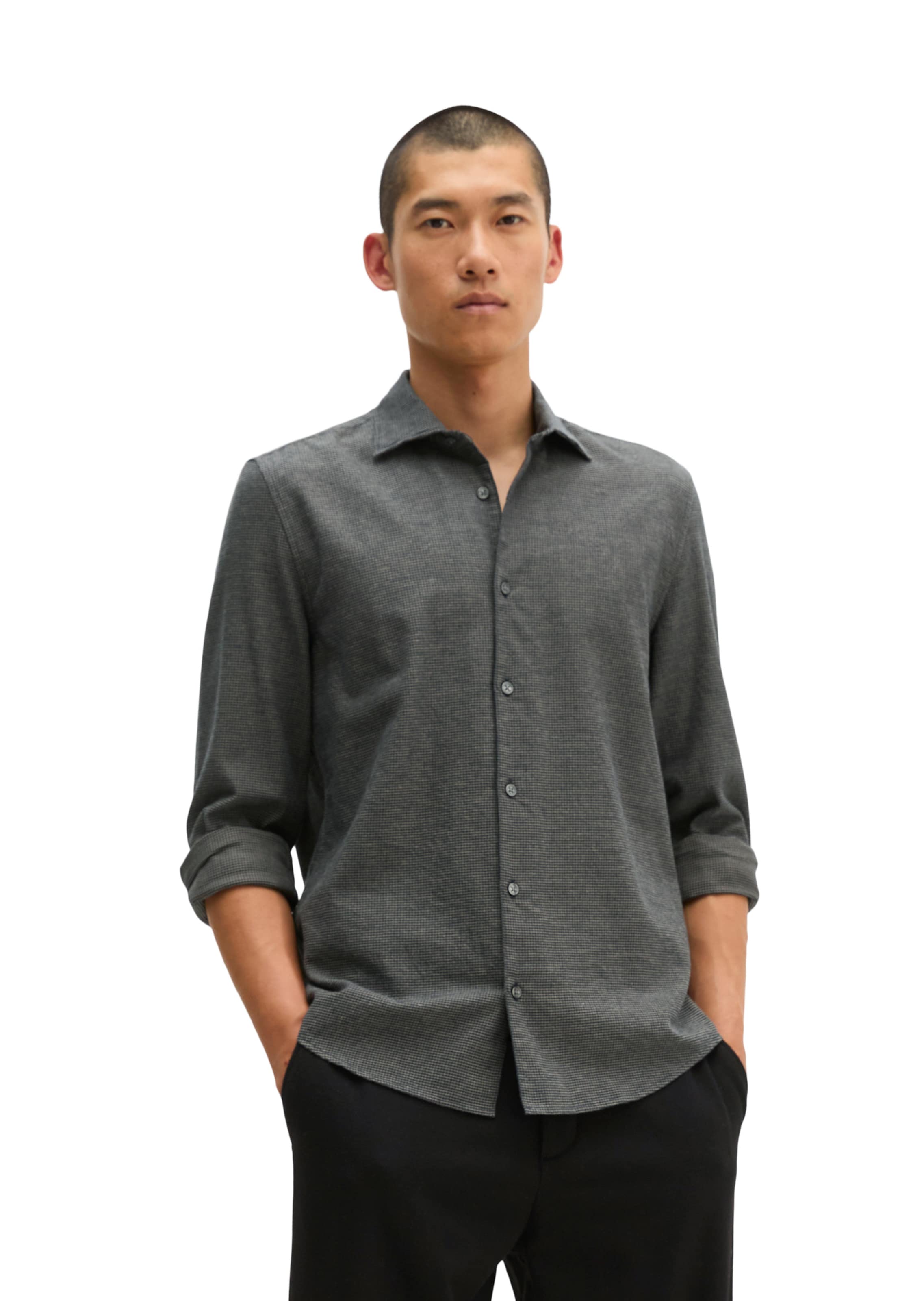 Marc O'Polo Slim Fit Unterhemd in Blau: Vorderseite