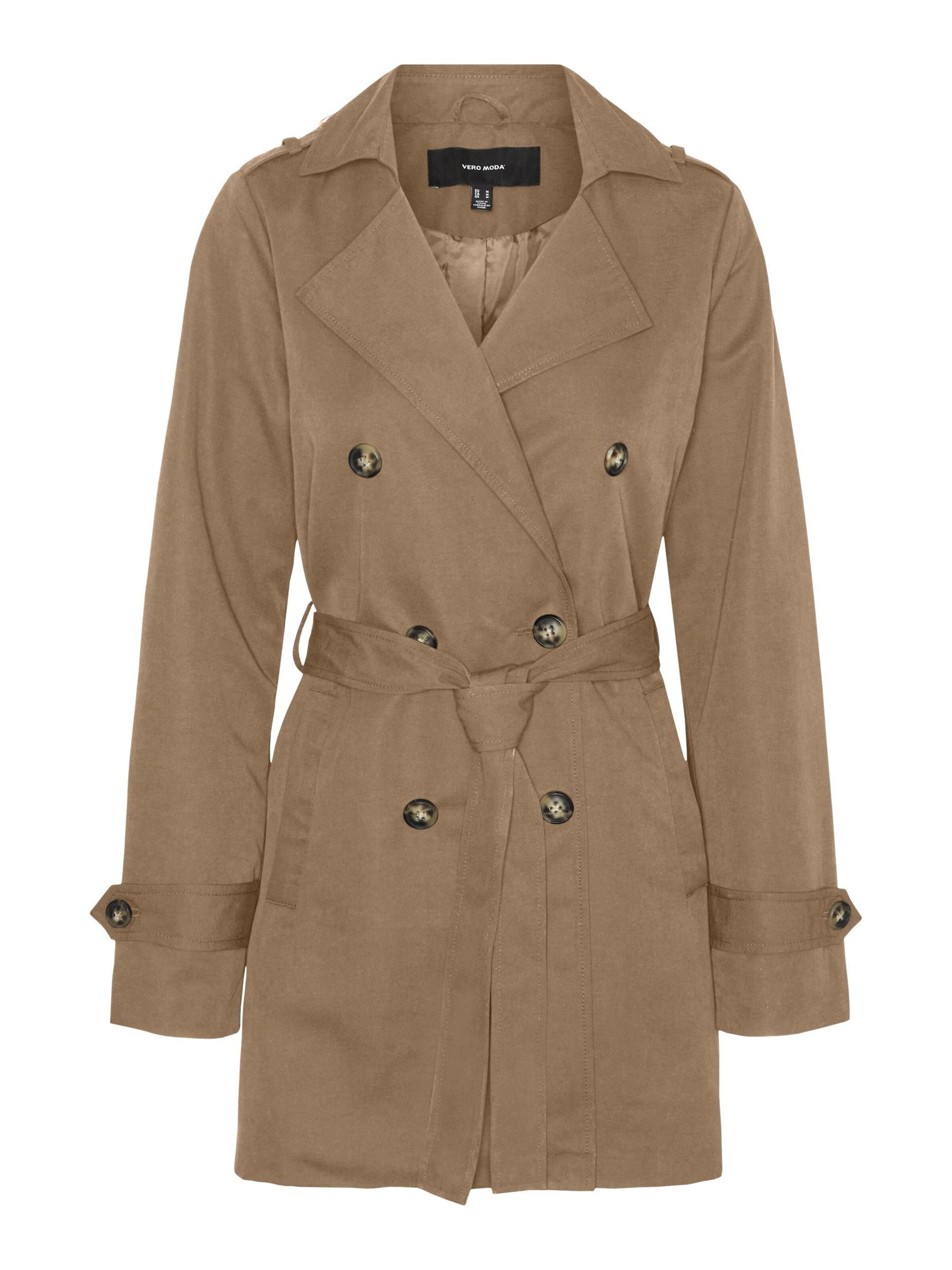 Manteau mi-saison 'CHLOE' VERO MODA en marron : devant