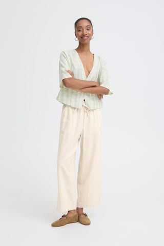 ICHI Loosefit Hose in Beige