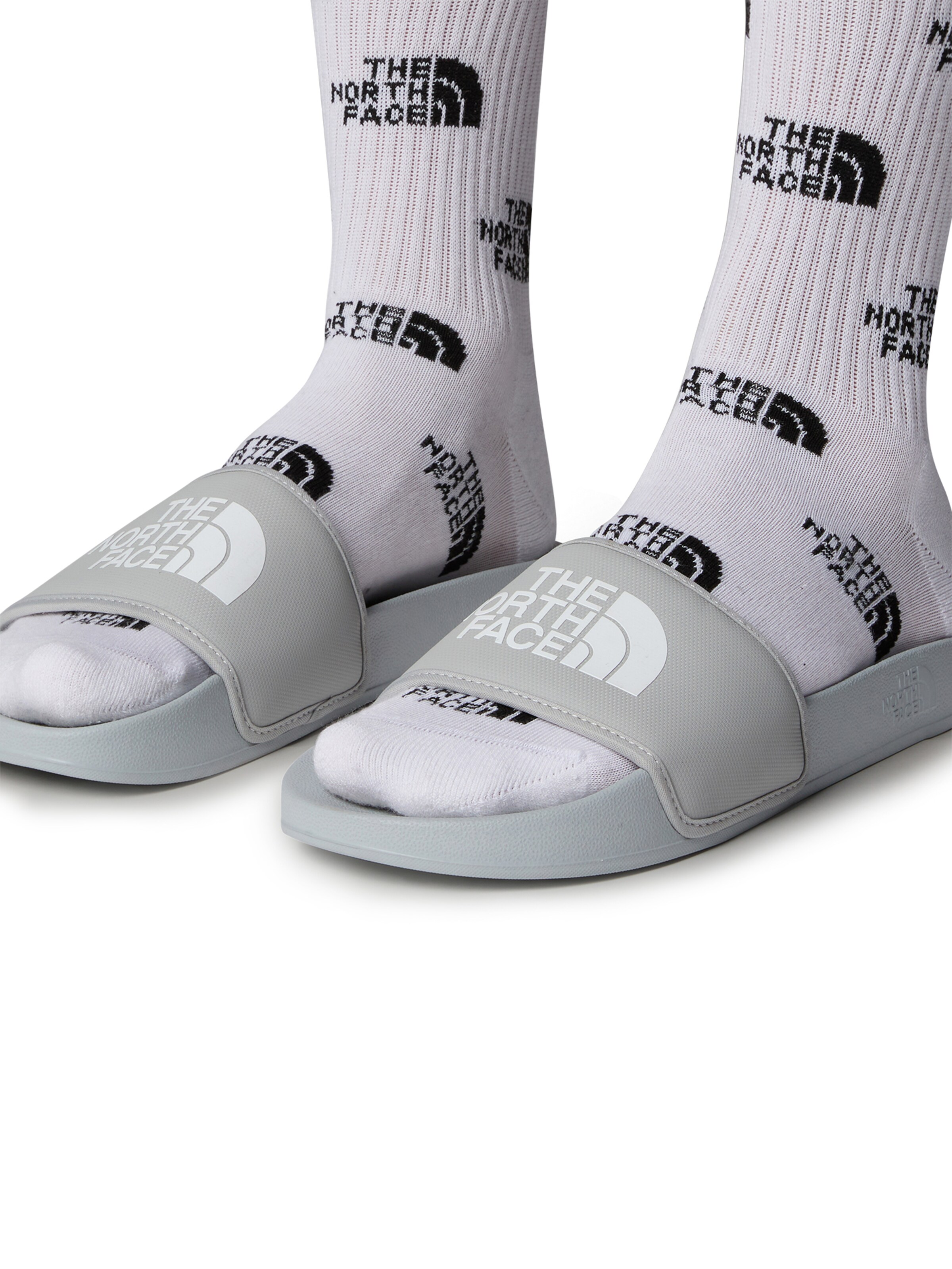 THE NORTH FACE Pantofle 'Base Camp III' – šedá