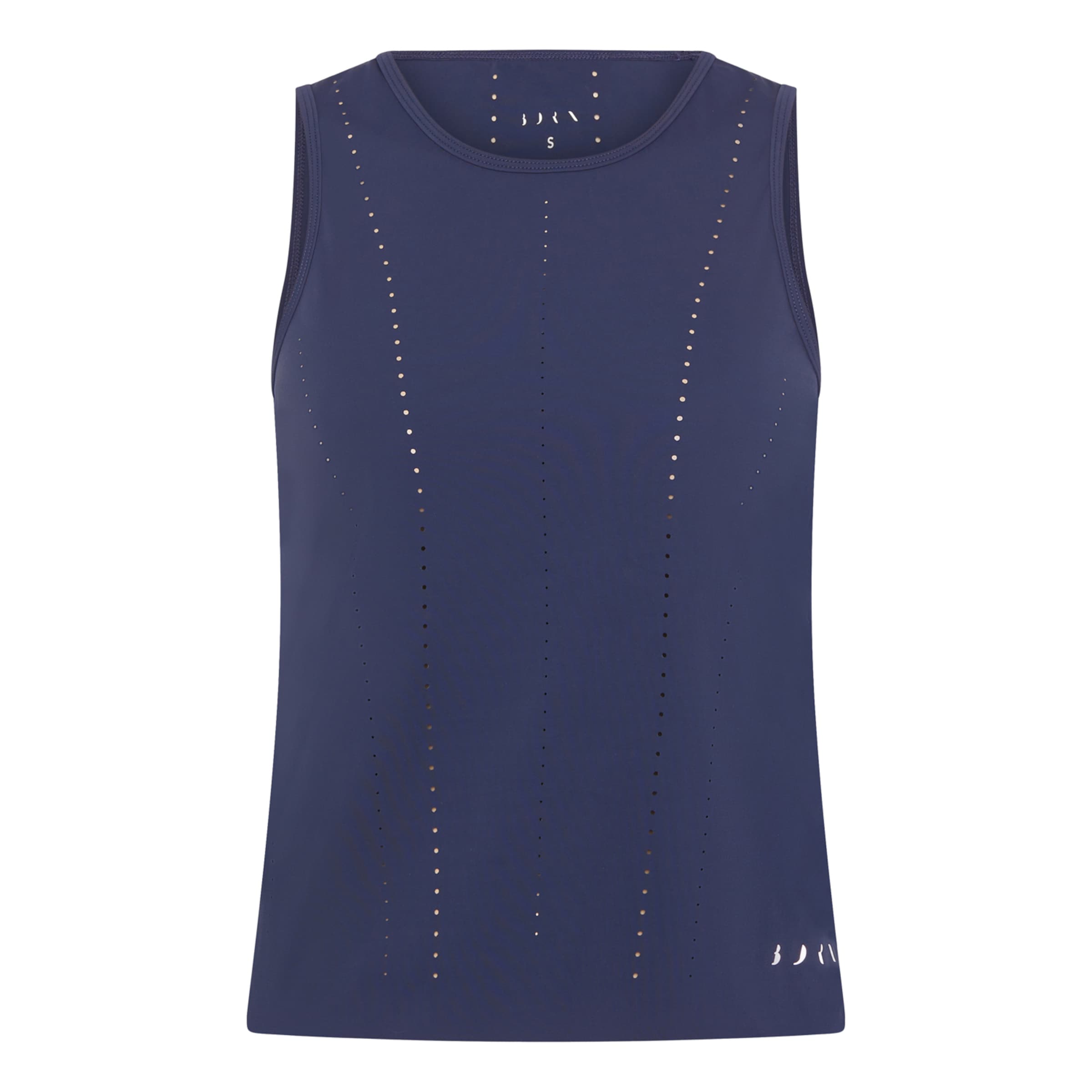 Born Living Yoga Performance shirt ' Race ' in Blue: front