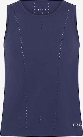 Born Living Yoga Functioneel shirt ' Race ' in Blauw: voorkant