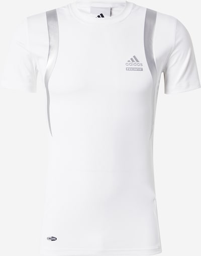 ADIDAS ORIGINALS Koszulka 'TECHFIT' w kolorze srebrny / białym, Podgląd produktu