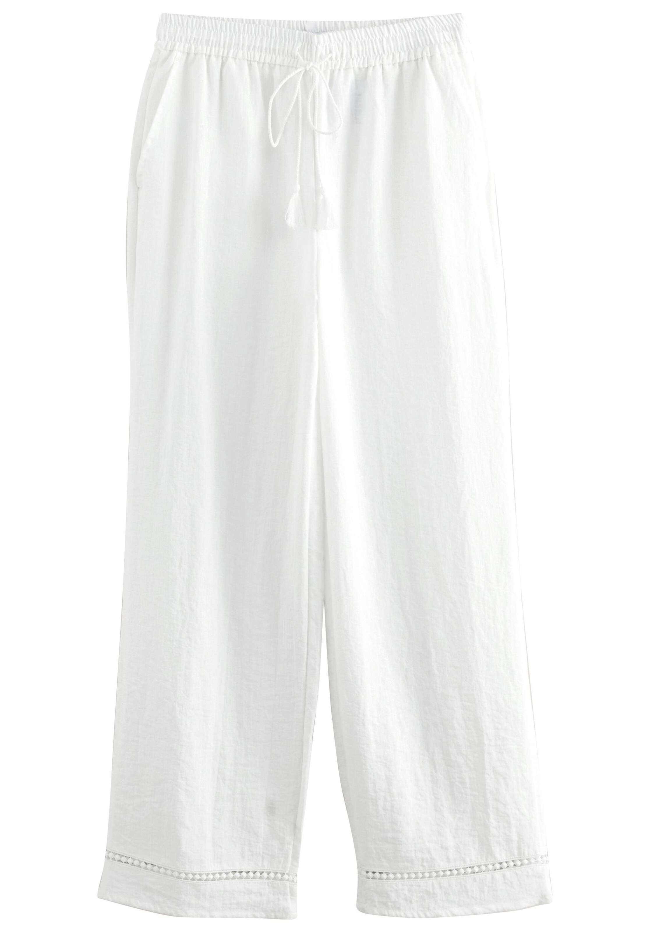 Next Loose fit Trousers in White: front