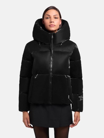 khujo Winterjas 'Audrey' in Zwart: voorkant