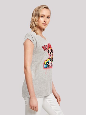 F4NT4STIC Shirt 'Powerpuff Girls Cheerleaders' in Grey