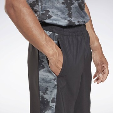 Reebok Regular Workout Pants in Black