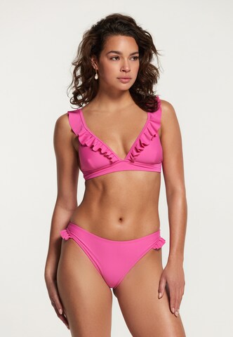 Shiwi Triangen Bikini 'Bobby' i rosa: framsida