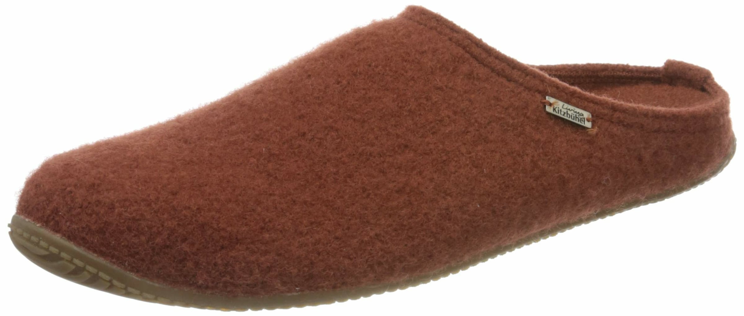 Living Kitzbühel Hausschuh in Braun: Vorderseite
