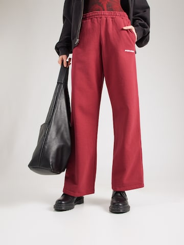 Pegador - Pierna ancha Pantalón 'ANNI' en rojo: frente