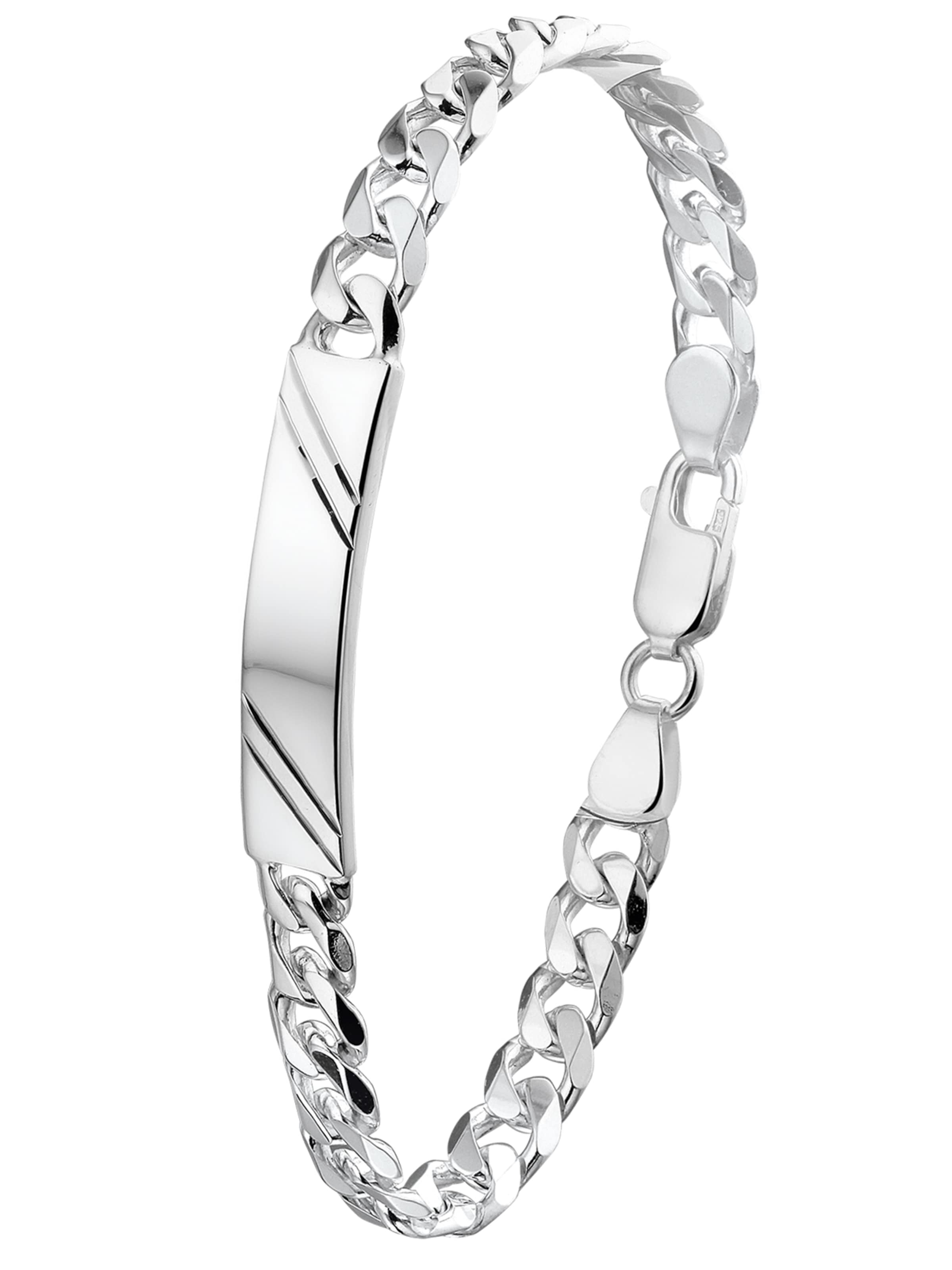 Lucardi Bracelet in Silver: front