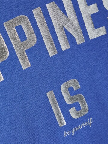 NAME IT Sweatshirt 'Happines' in Blau