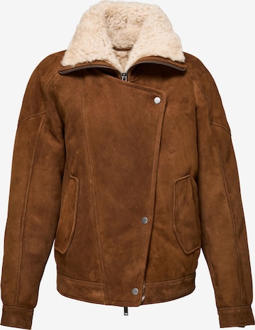 V S P Winterjacke 'Sandie' in Braun: Vorderseite