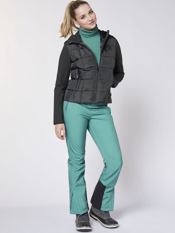 CHIEMSEE Jacke ' im Materialmix ' in Schwarz