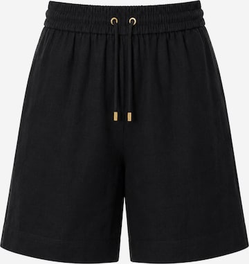 BREEZERA Pants 'Leinenshorts' in Black: front