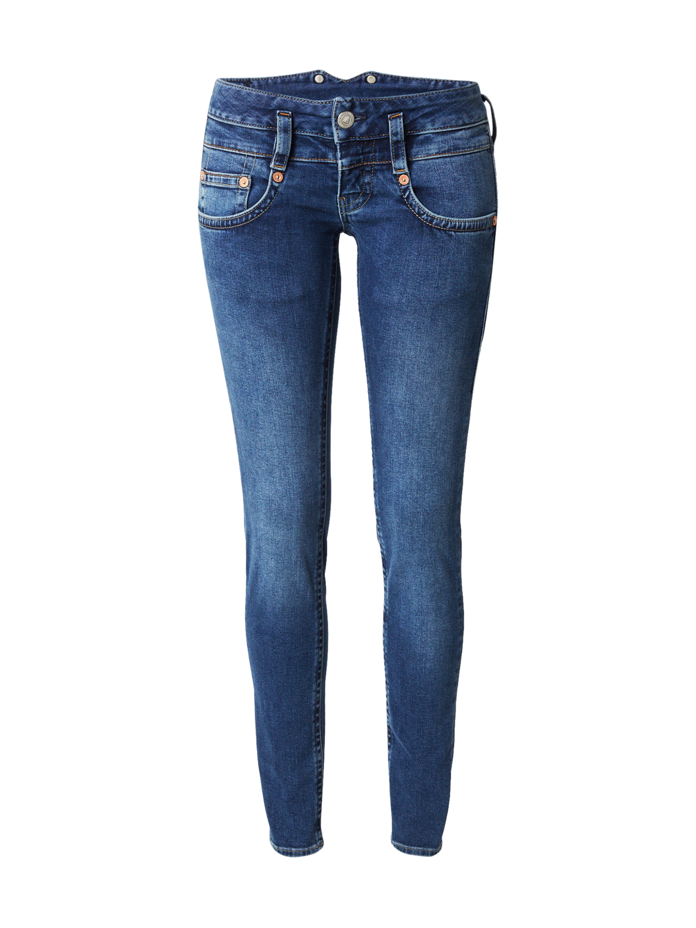 mėlyna Herrlicher Siauras Džinsai &#x27;Pitch&#x27;: priekis