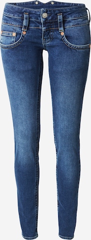 HerrlicherSkinny Traperice 'Pitch' - plava boja: prednji dio