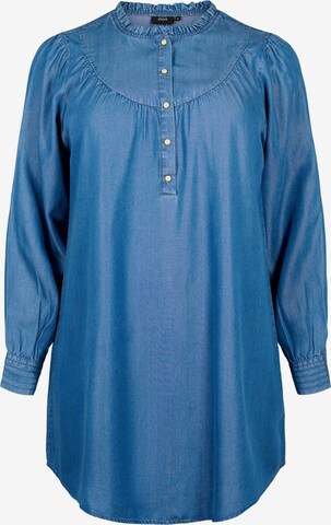 Zizzi Tunic 'MMILLE' in Blue: front