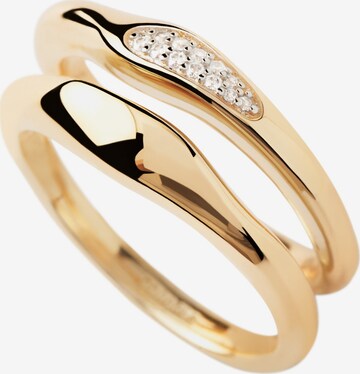 P D PAOLA Ring in Gold: front