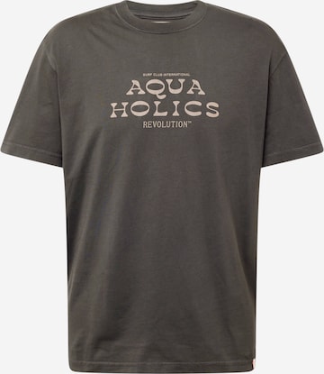 T-Shirt Revolution en gris : devant