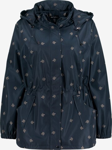 Ulla Popken Between-Season Jacket in Blue: front