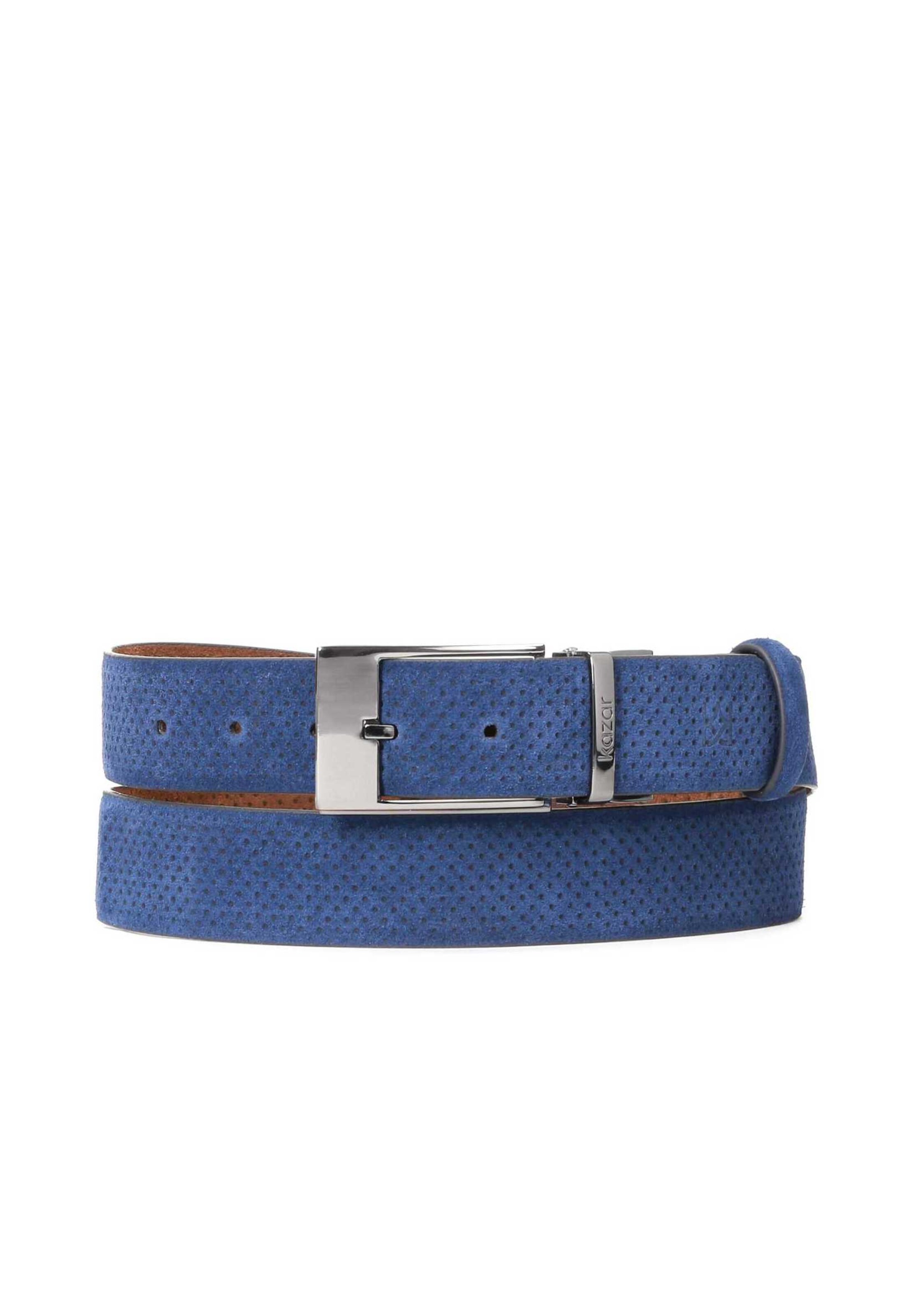 Kazar Belt in Blue: front