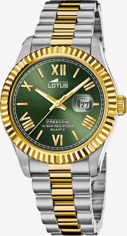 Lotus Analoog horloge 'Date watch Freedom' in Groen: voorkant