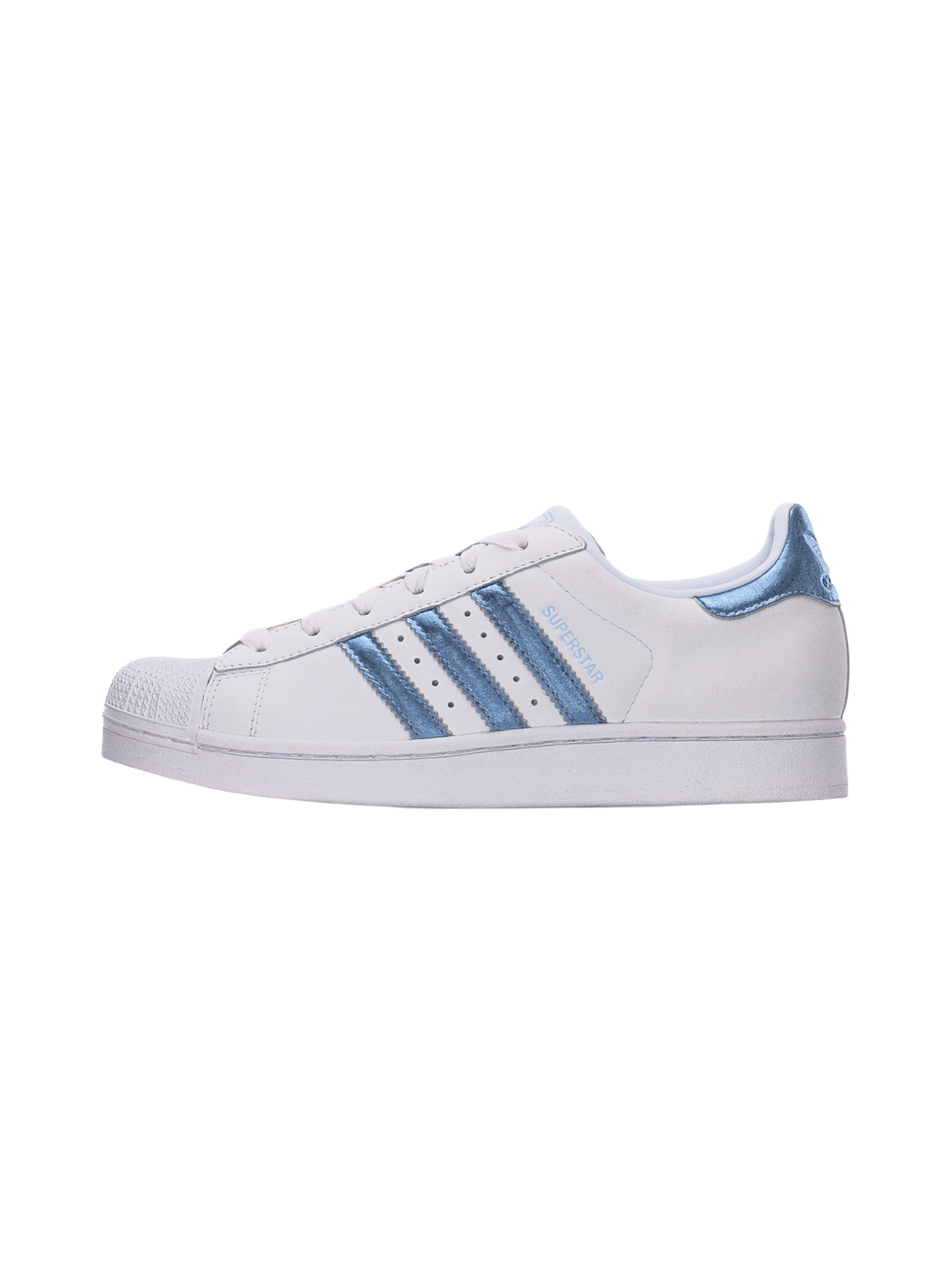 ADIDAS ORIGINALS - Sapatilhas baixas 'SUPERSTAR II' em branco: frente