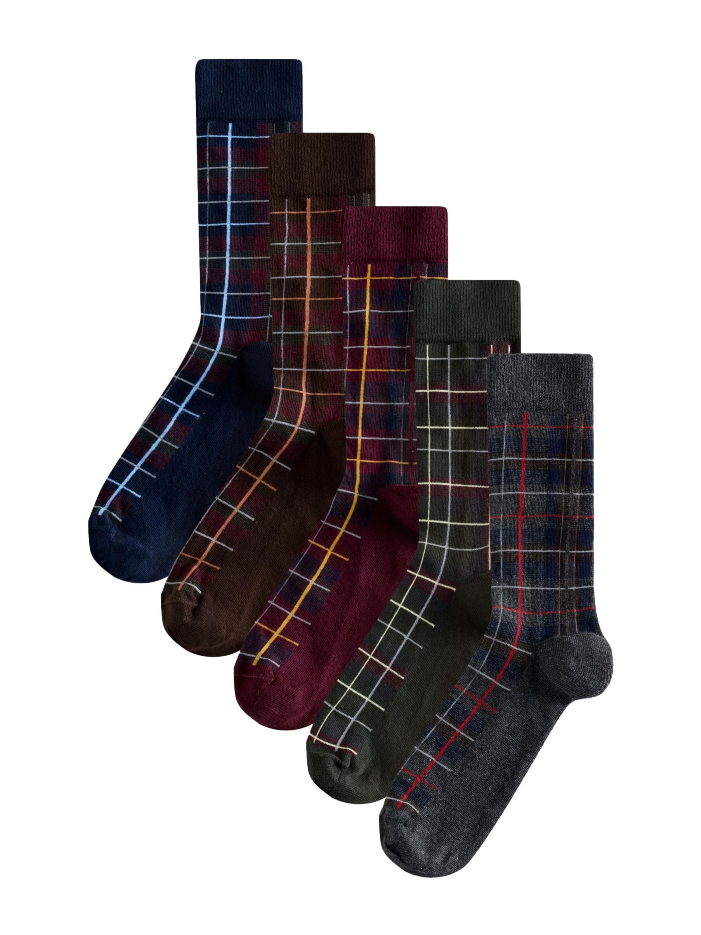 Next Socks in Blue: front