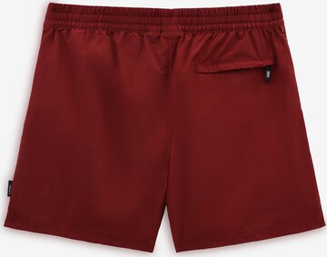 VANS Kratke kopalne hlače | rdeča barva