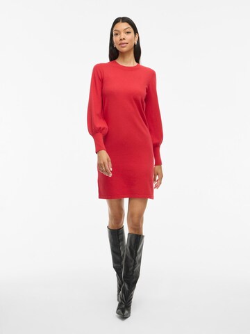 Robes en maille 'VIKerry' VILA en rouge
